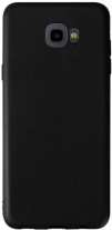 Луксозен силиконов гръб ТПУ ултра тънък МАТ за Samsung Galaxy J4 Plus 2018 J415F черен
